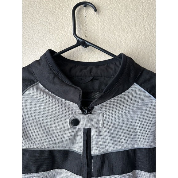 Bilt Racing Padded Motorcycle Jacket Men’s Size XL Black/Gray - Great Condition - Picture 4 of 6